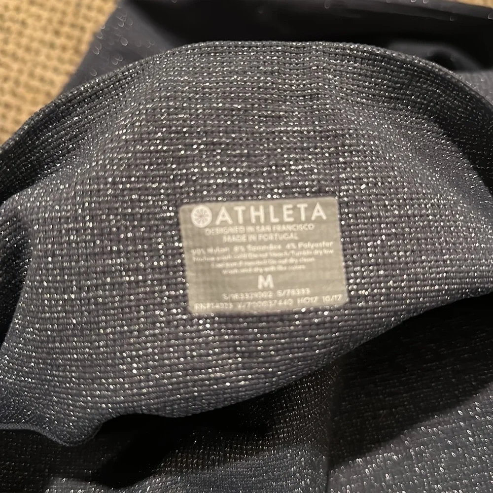 Athleta sparkly shimmer leggings